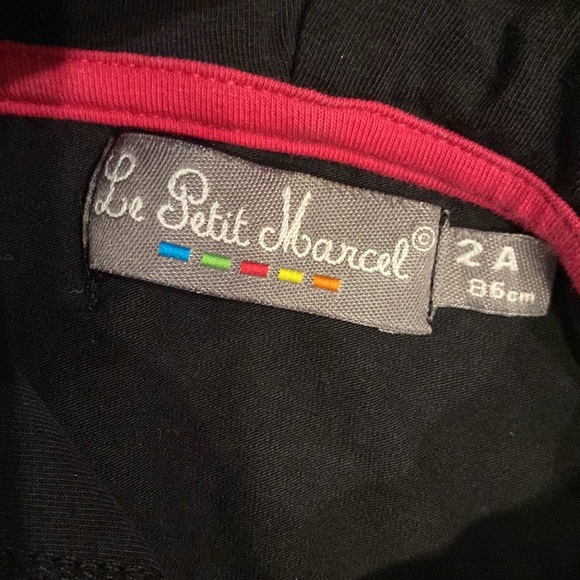 Le Petit Marcel Little Marcel girls soft stretch hooded jersey dress - Picture 6 of 8